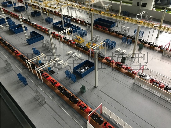 汽車實訓(xùn)展廳模型