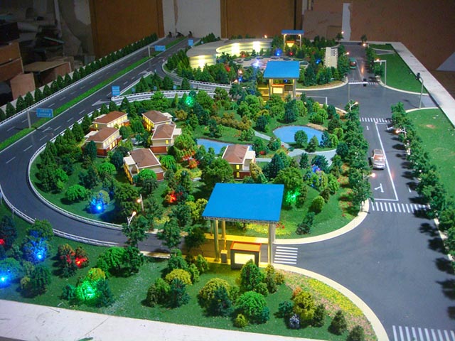 陜西交通沙盤模型設計